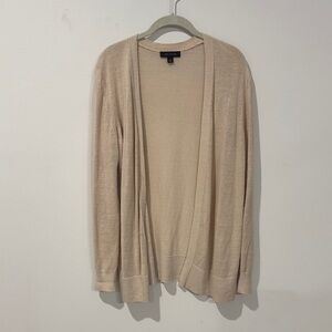 Ann Taylor Women's Light Tan Cardigan
